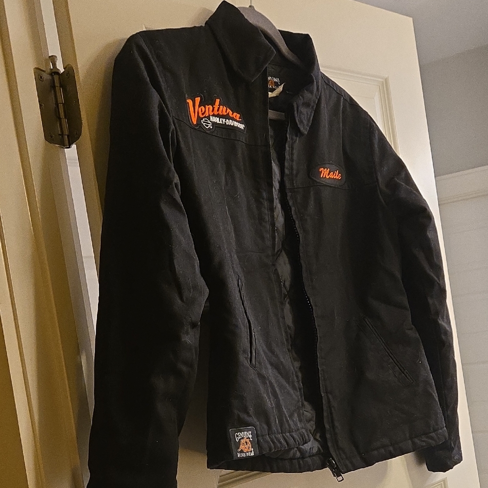 Harley-Davidson Black mechanic Jacket with genuine Workwear Xs